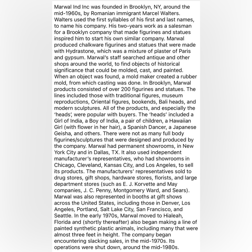 VTG Marwal Chalkware Bust Polynesian Woman - Picture 8 of 9